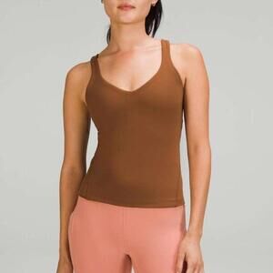 Brown Lululemon align tank top